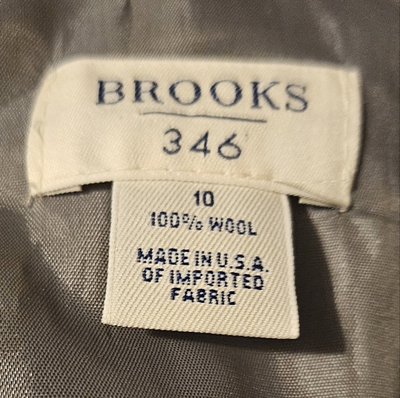 VTG Brooks 346 (Brooks Brothers) 100% Wool MADE IN USA - Picture 6 of 14